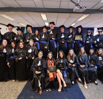 Students at graduation